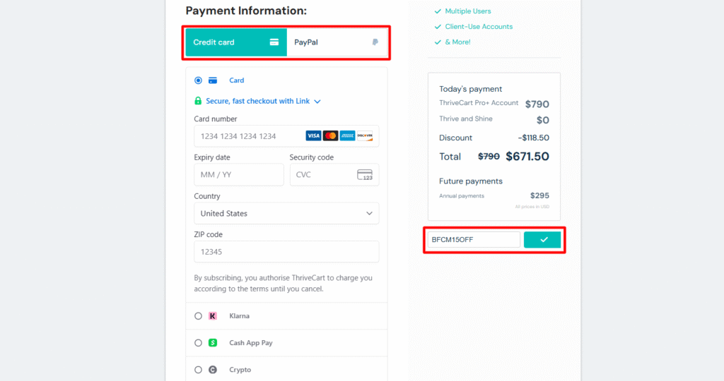 ThriveCart-Coupon-Section